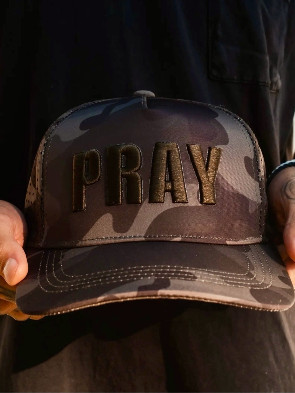 Pray- Camo Hat